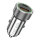 PEDEA 20W USB-C (PD) KFZ-Schnellladegerät 12/24V - 2-Ports Mehrfach Handy-Ladegerät mit USB-C und USB-A, silber