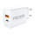 PEDEA 20W USB-C (PD) Schnellladegerät - 2-Ports Mehrfach Handy-Ladegerät mit USB-C und USB-A, weiß