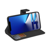 PEDEA Book Cover Classic fr iPhone 14, schwarz