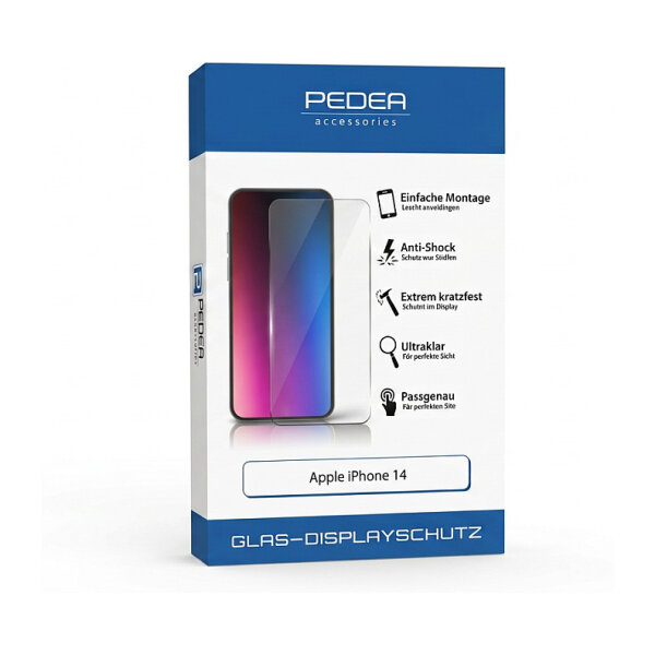 PEDEA Display-Schutzglas fr Apple iPhone 14
