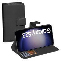 PEDEA Book Cover Classic fr Samsung Galaxy S23 FE 5G, schwarz