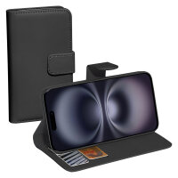 PEDEA Book Cover Classic fr Apple iPhone 16 Plus black