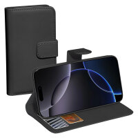 PEDEA Book Cover Classic fr Apple iPhone 16 Pro Max black