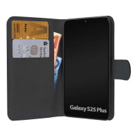 PEDEA Book Cover Classic fr Samsung Galaxy S25+ 5G, schwarz