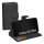 PEDEA Book Cover Classic fr Samsung Galaxy S25+ 5G, schwarz
