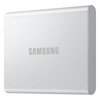 1TB Samsung Portable SSD T7 Resurrected USB-C 3.1 (10Gb/?s) Silber externe Festplatte SSD
