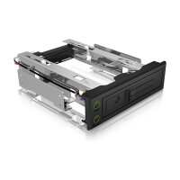 Wechselrahmen. 1xSATA/SAS 3.5" zu 1xSATA Host. EasySwap trägerlos. Stahl/ Plastik ICY BOX