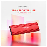 2TB Patriot Extern Transporter Lite Red