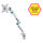 DIGITUS TIS single 35 TFT, mech. Feder Max.10KG weiß