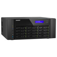 QNAP TS-h1290FX-7302P-128G 12 Bay U.2 NVMe PCIe Gen4 x4 all-flash desktop NAS AMD EPYC 16-core 7302P 128GB RDIMM ECC DDR4