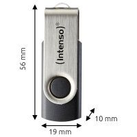 STICK Intenso USB STICK Office Line 64GB USB 3.2 GEN 1X1 silber
