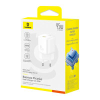 Baseus PicoGo GaN Ladegert 45W EU Wei
