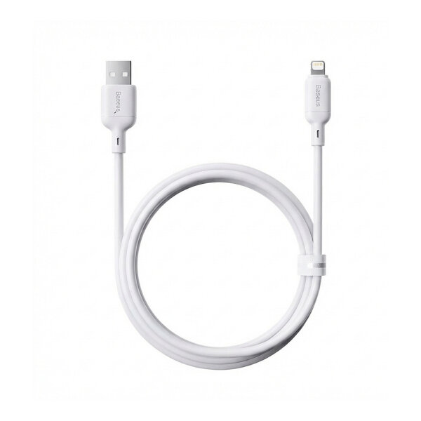 Baseus Silky Series Ladekabel USB auf iP 2.4A 1m Weiß