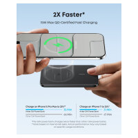 ANKER Nano Powerbank 5.000mAh 15W Slim magnetisch ultra-slim 0,86cm flach Qi2 schwarz