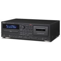 TEAC AD-850-SE CD- & Kassettenspieler mit USB Schwarz
