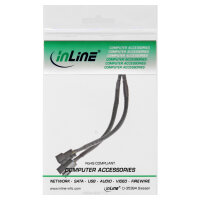 inLine® Y-Kabel für PWM Lüfter 4pol Molex 1...
