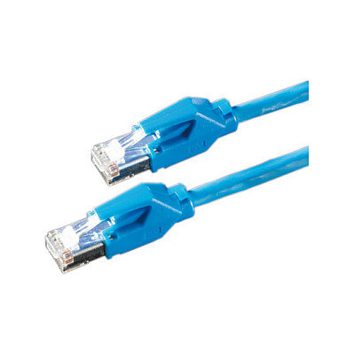 DRAKA Patchkabel Kat.6 Class E S/FTP UC900 TM21 LSOH blau 0,5m