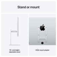 Apple Studio Display XDR - Nano-texture glass - Tilt- and height-adjustable stand (2026)