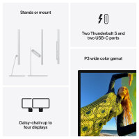 Apple Studio Display - Standard glass - Tilt- and height-adjustable stand (2026)