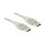 DeLock Kabel USB 2.0 Typ-A Stecker > USB 2.0 Typ-A Stecker 1,5 m transparent