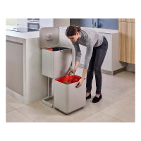 Joseph Joseph Mlleimer Totem 60 L Steingrau
