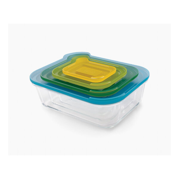 Joseph Joseph Nest Vorratsdosen - Set 4 tlg. Glas