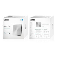 ASUS ZenDrive U9M, Silber [externer DVD-Brenner, USB-Typ-C-Unterstützung]