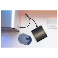 Verbatim Externer Slimline CD/DVD-Brenner mit USB-C-Anschluss