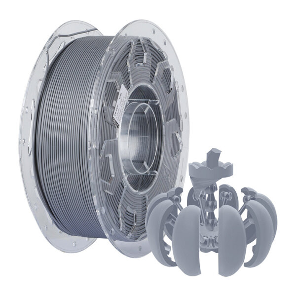 Creality CR-PLA Filament Grey, 3D-Filament (grau, 1 kg, 1,75 mm, auf Rolle)