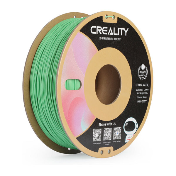Creality CR-PLA Matte Avocado Green, 3D-Filament (hellgrn, 1 kg, 1,75 mm, auf Rolle)