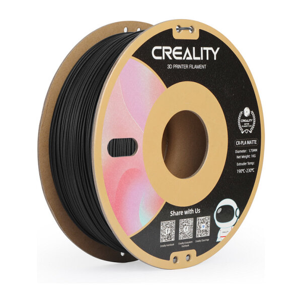 PLA 1,75mm MATTE BLACK 1kg