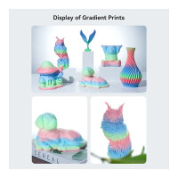 PLA 1,75mm RAINBOW W. BLOSSOM SHORT 1kg