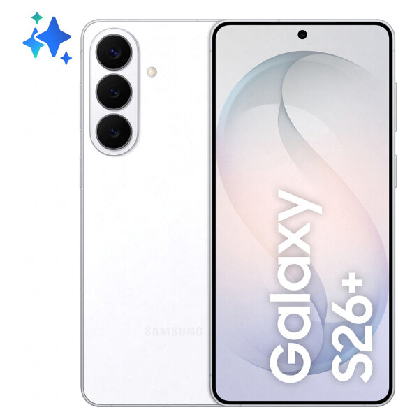 Samsung Galaxy S26+ 256GB White 16,91cm (6,7") OLED Display, Android 16, 50MP Triple-Kamera