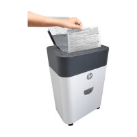 HP OneShred Auto 100CC Aktenvernichter mit Partikelschnitt bis 100 Blatt weiß