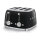 SMEG TSF03BLEU Toaster Schwarz
