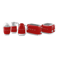SMEG TSF02RDEU Toaster 4 Scheiben Rot