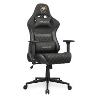 COUGAR Gaming-Stuhl Armor One V2 Gold F, PVC/Stoff, Schwarz