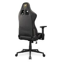 COUGAR Gaming-Stuhl Armor One V2 Gold F, PVC/Stoff, Schwarz