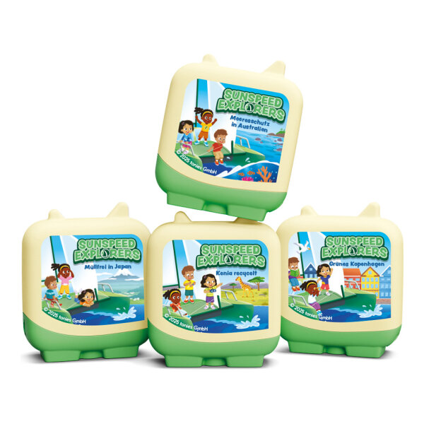 Tonies Clever Tonies: The Sunspeed Explorers Set (4 Tonies)