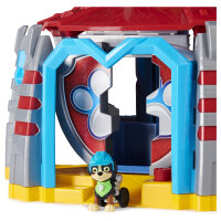 Spinmaster Paw Patrol - Dino Hauptquartier (Inkl. Basis Fahrzeug, Rex Welpen-Figur)