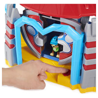 Spinmaster Paw Patrol - Dino Hauptquartier (Inkl. Basis Fahrzeug, Rex Welpen-Figur)