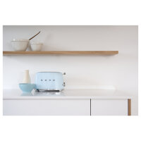 SMEG TSF01PBEU Toaster 2 Scheiben Pastellblau