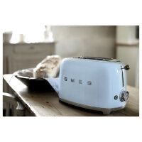 SMEG TSF01PBEU Toaster 2 Scheiben Pastellblau