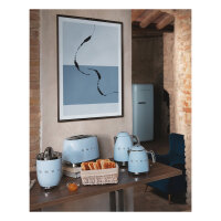 SMEG TSF01PBEU Toaster 2 Scheiben Pastellblau