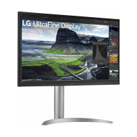 68,47cm/27" (3840x2160) LG UltraFine 27UQ850V-W 16:9 4K IPS 5ms 60Hz HDR400 HDMI DP USB-C Speaker Pivot Silver