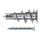 Fischer Gipskartondbel Metall GKM 12 (silber, 100 Stck, mit Schraube)