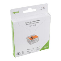 Wago Serie 221 - 2*4mm (16 Stück Retail)