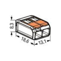 Wago Serie 221 - 2*4mm (16 Stück Retail)