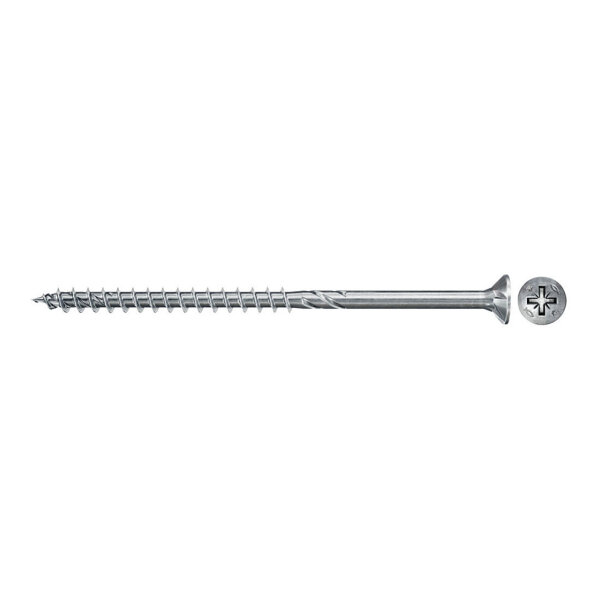 Fischer Spanplattenschraube Power-Fast II 6,0x60 Senkkopf (30 Stck, Teilgewinde, verzinkt)