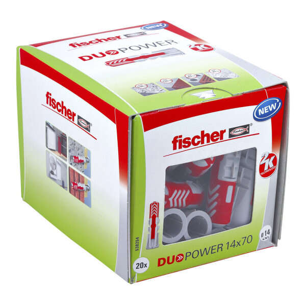 fischer DuoPower 14x70 Universaldübel-Sortiment 14 x 70 mm, 20 Stück